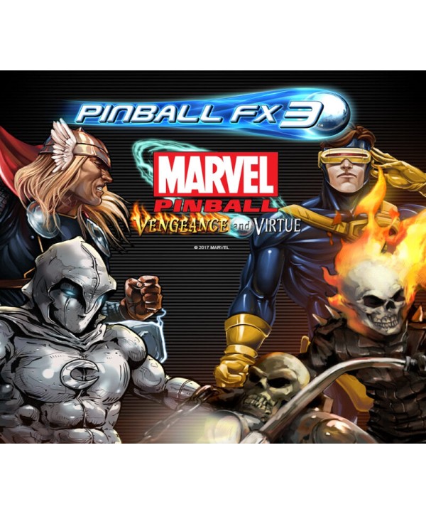 Pinball FX3 - Marvel Pinball - Vengeance and Virtue Pack DLC Steam Key GLOBAL